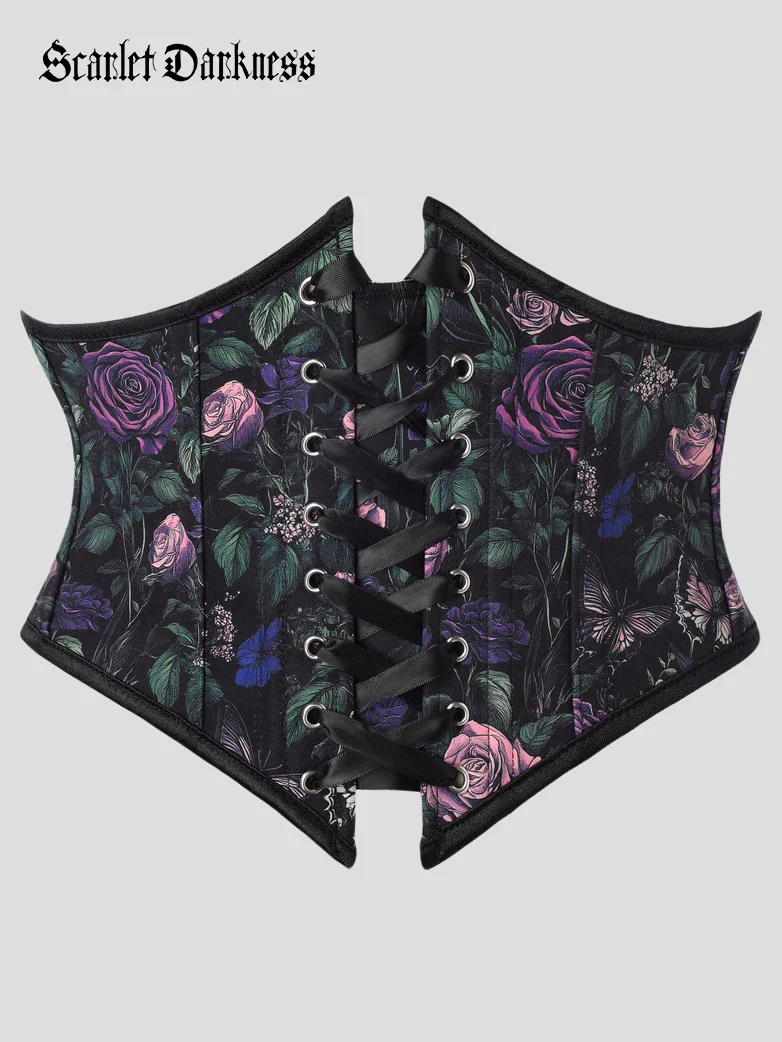 Renaissance Corset Belt with 14 Boned Waist Cincher - Image 64