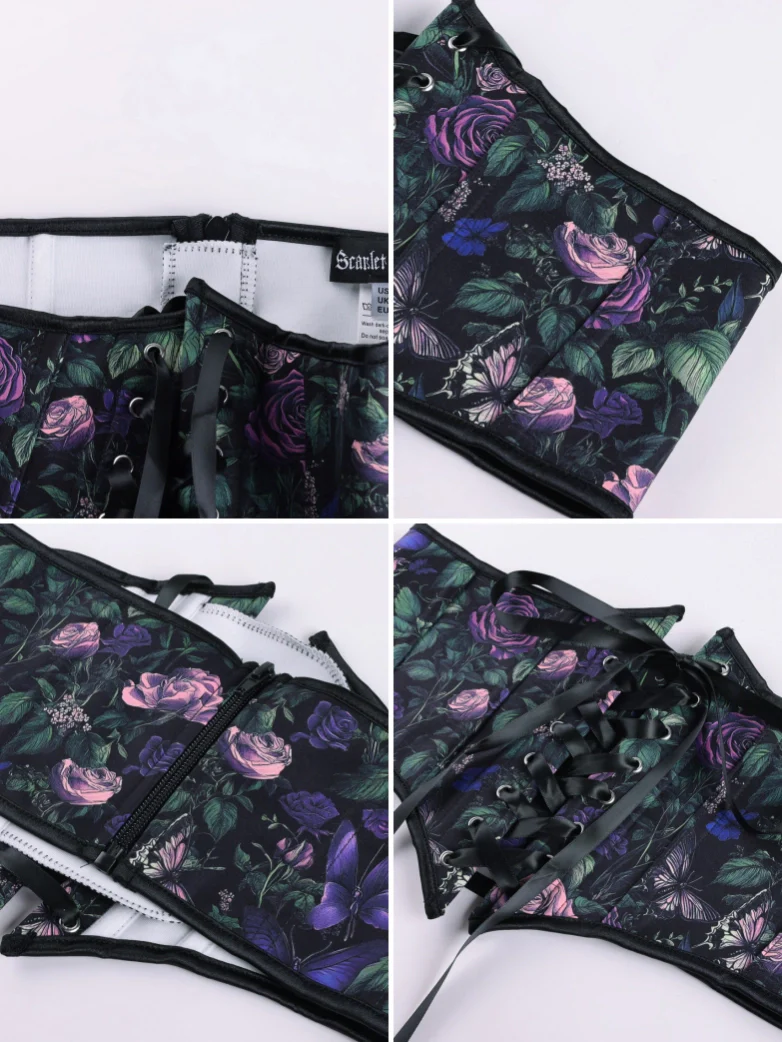 Renaissance Corset Belt with 14 Boned Waist Cincher - Image 65