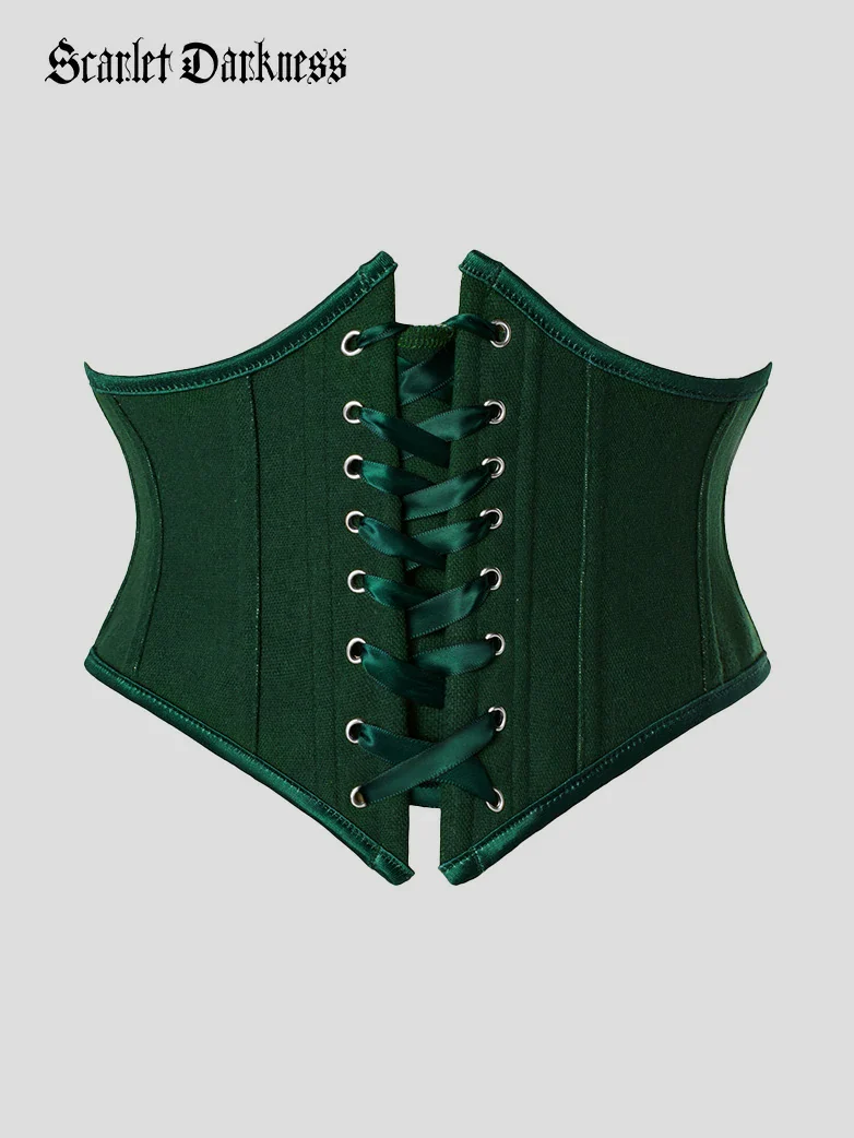 Renaissance Corset Belt with 14 Boned Waist Cincher - Image 8