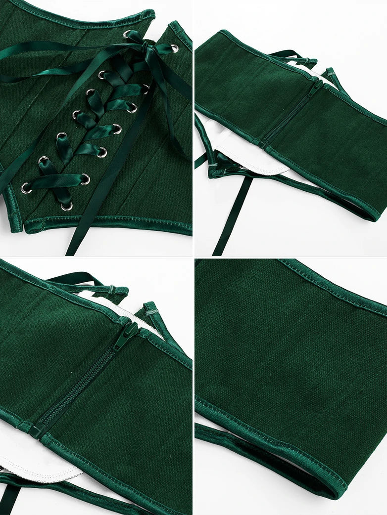 Renaissance Corset Belt with 14 Boned Waist Cincher - Image 10