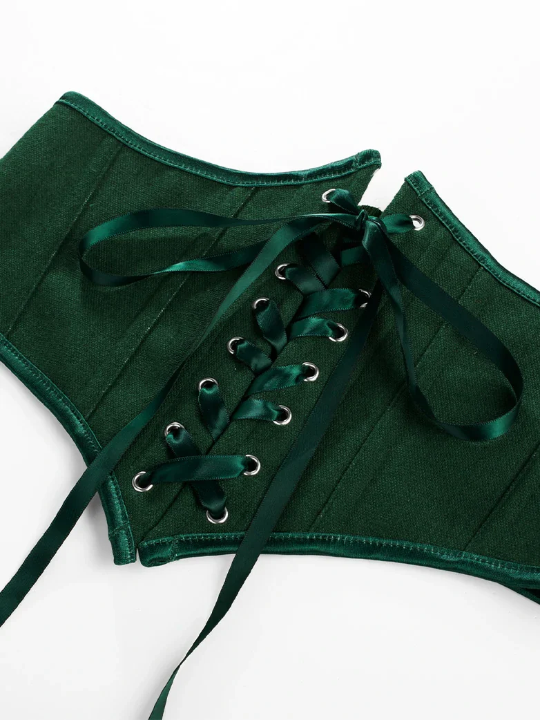 Renaissance Corset Belt with 14 Boned Waist Cincher - Image 11