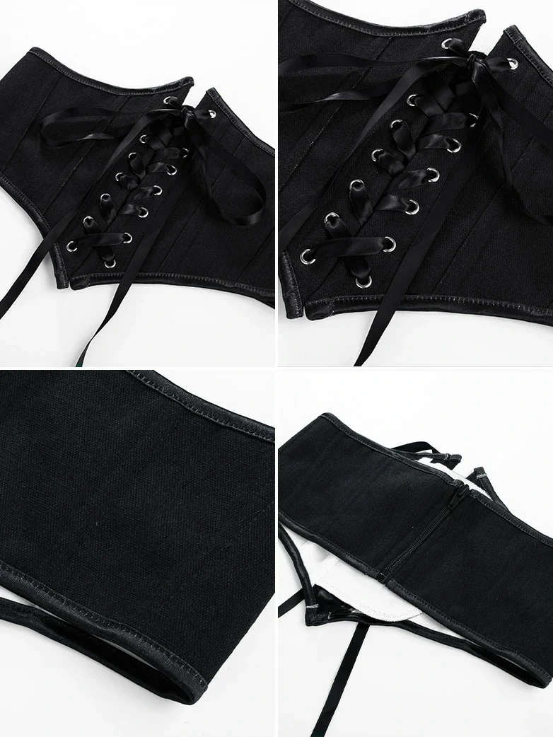 Renaissance Corset Belt with 14 Boned Waist Cincher - Image 13