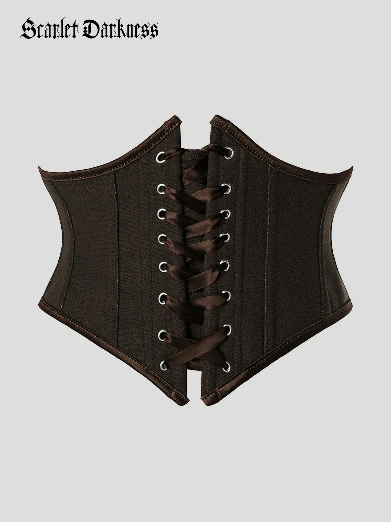 Renaissance Corset Belt with 14 Boned Waist Cincher - Image 14