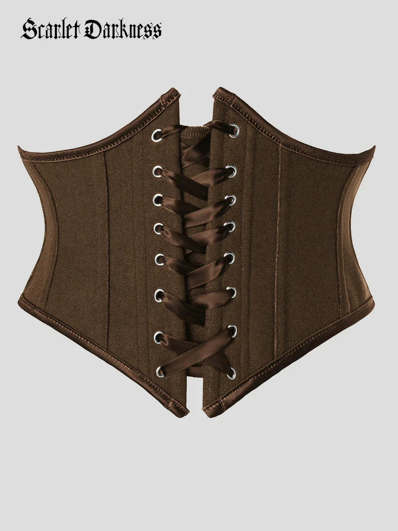 Renaissance Corset Belt with 14 Boned Waist Cincher - Image 36