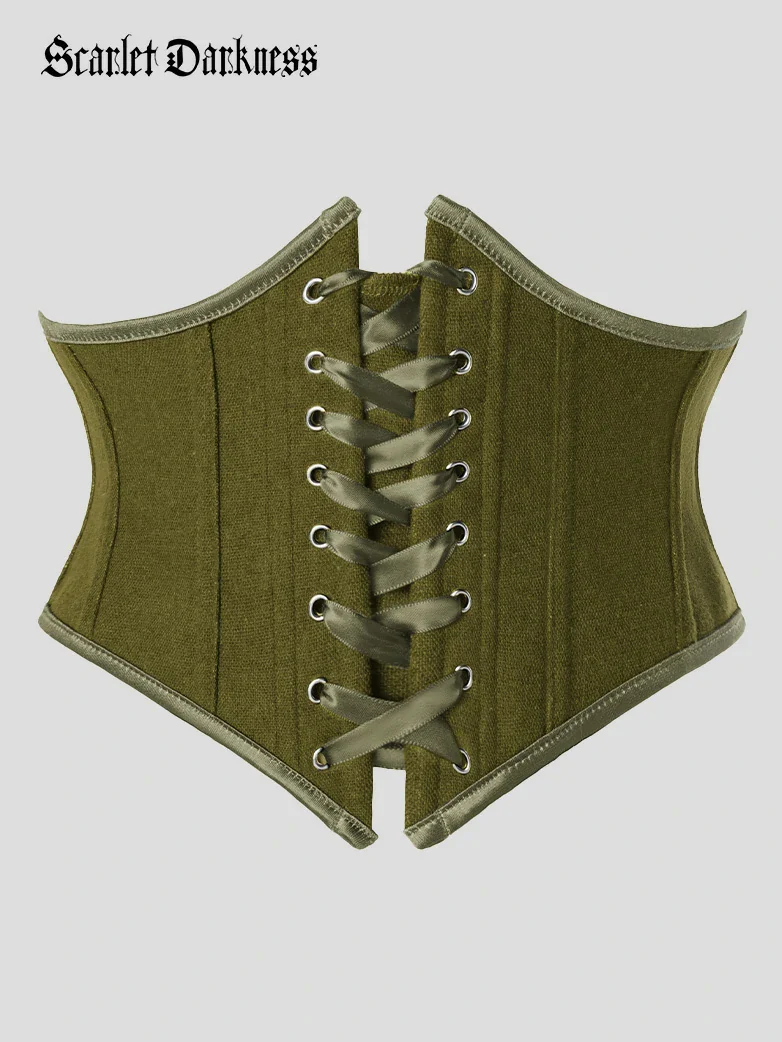 Renaissance Corset Belt with 14 Boned Waist Cincher - Image 41