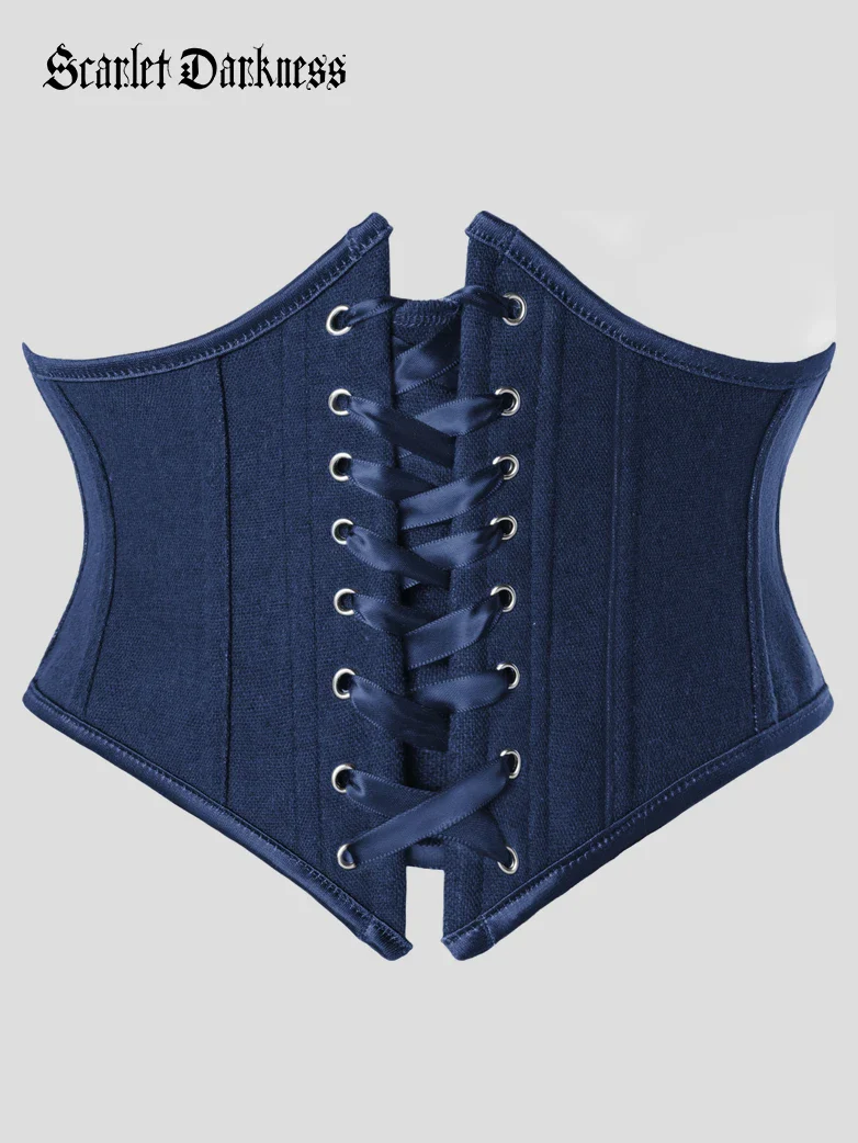 Renaissance Corset Belt with 14 Boned Waist Cincher - Image 48