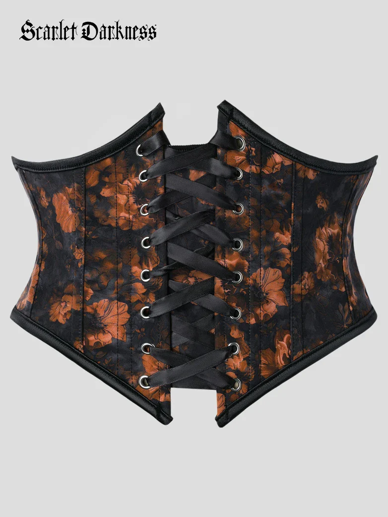 Renaissance Corset Belt with 14 Boned Waist Cincher - Image 66