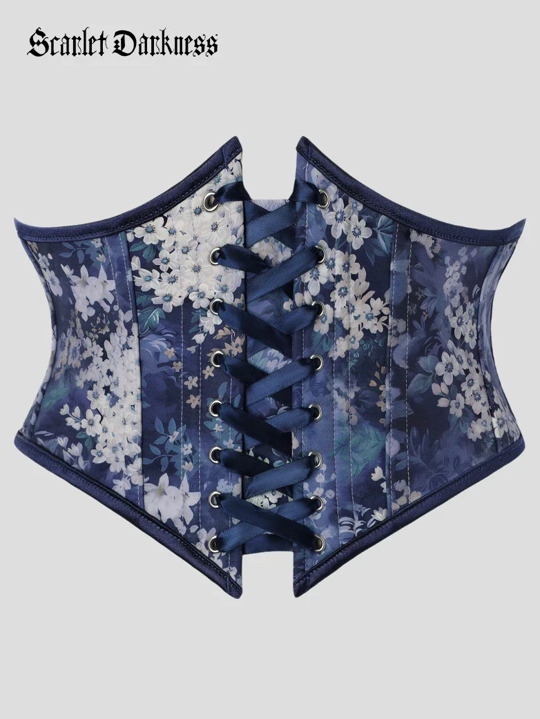Renaissance Corset Belt with 14 Boned Waist Cincher - Image 68