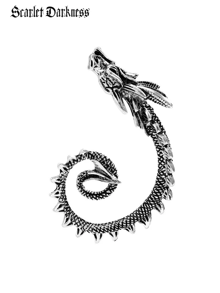 Medieval Dragon Ear Cuff 1pcs - Image 2