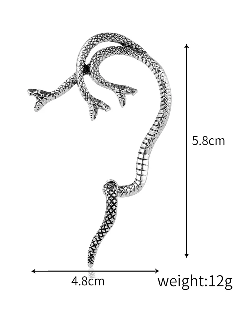 Medieval Dragon Ear Cuff 1pcs - Image 7