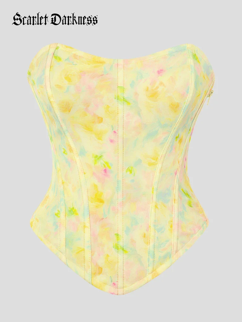 Bodyshape Corset Top Bustier with 12 Steel Bones - Image 12