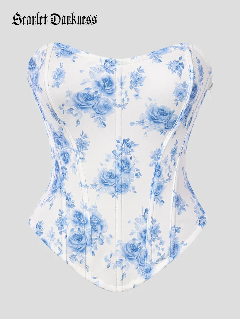 Bodyshape Corset Top Bustier with 12 Steel Bones - Image 20