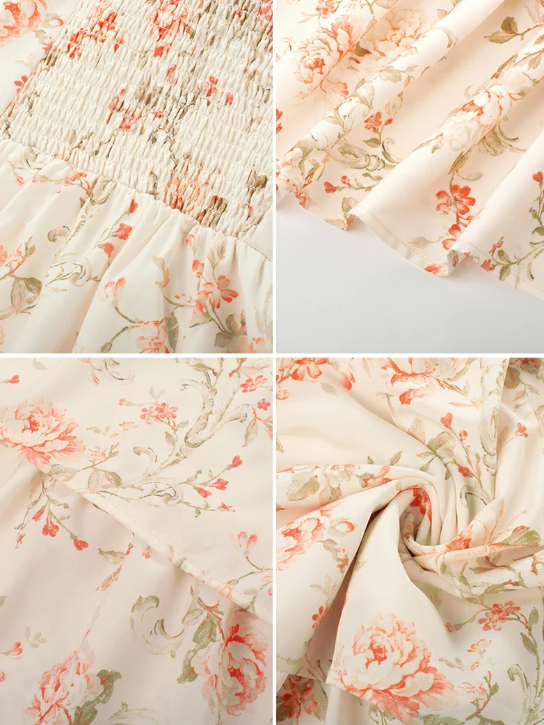 Summer Night Floral Wedding Guest Dress - Image 10