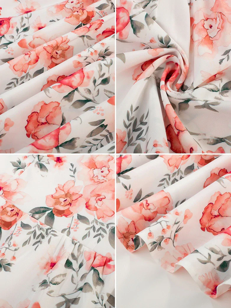 Summer Night Floral Wedding Guest Dress - Image 26