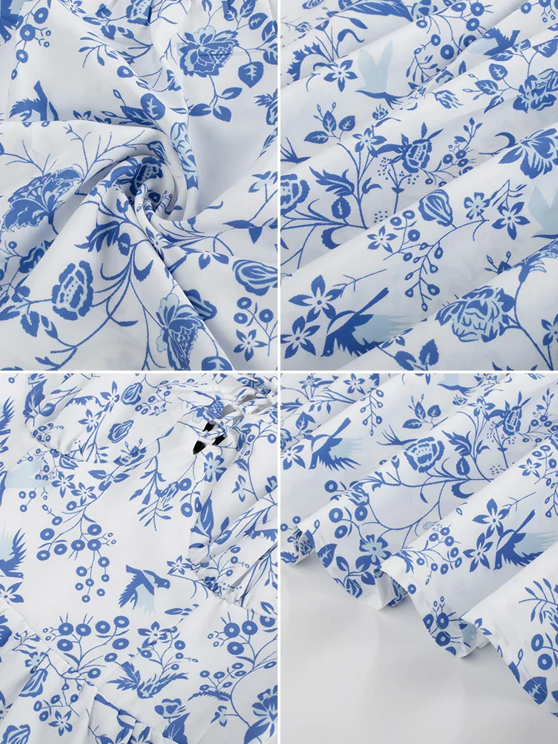 Summer Night Floral Wedding Guest Dress - Image 29