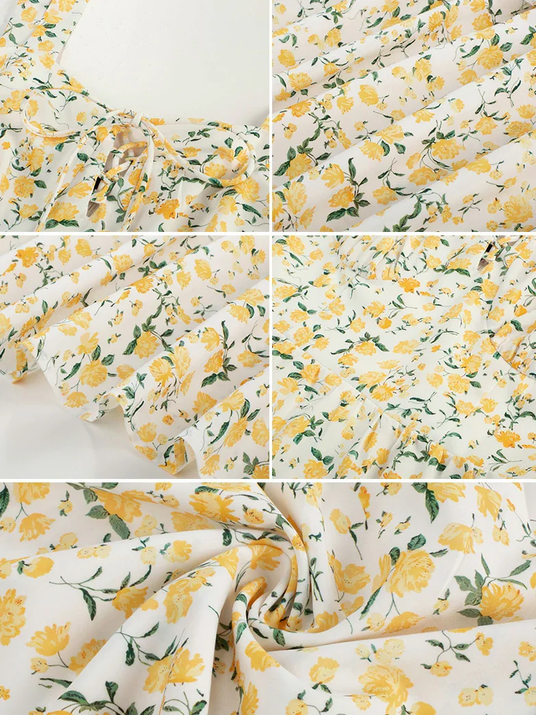 Summer Night Floral Wedding Guest Dress - Image 39
