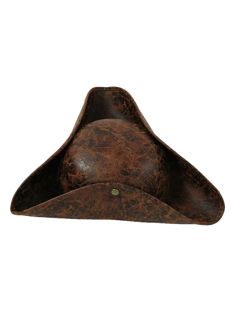 Pirate Triangle Leather Hat - Image 5