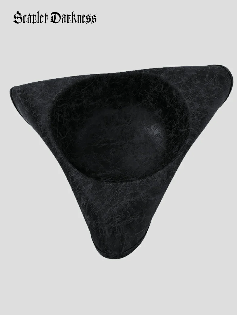 Pirate Triangle Leather Hat - Image 8