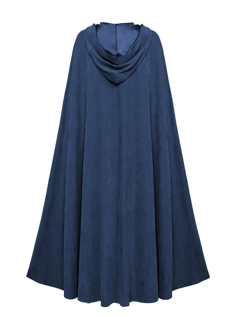 Medieval Renaissance Hooded Cloak for Witch,Warrior - Image 14
