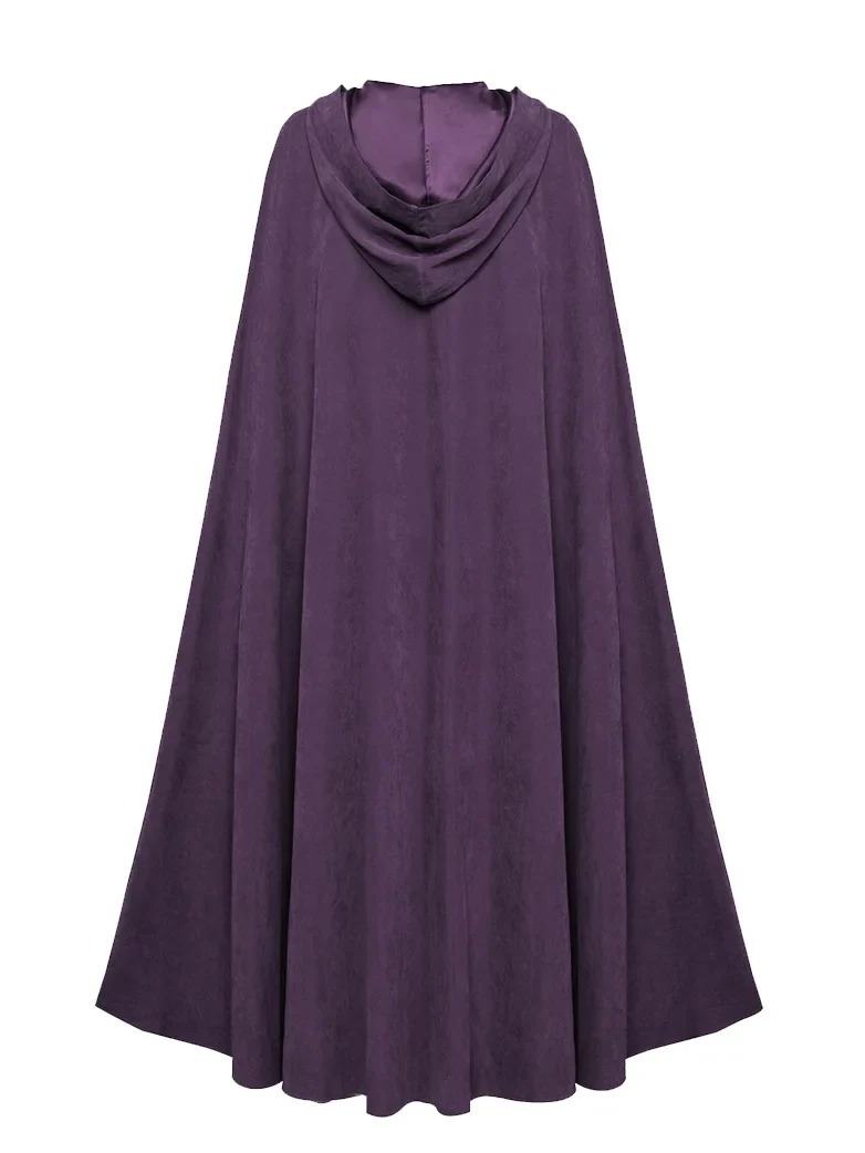 Medieval Renaissance Hooded Cloak for Witch,Warrior - Image 22