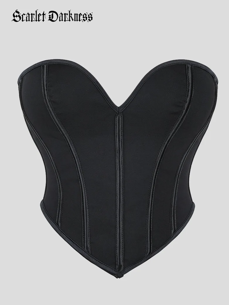Sweetheart Collar Victorian Corset Top for Parties