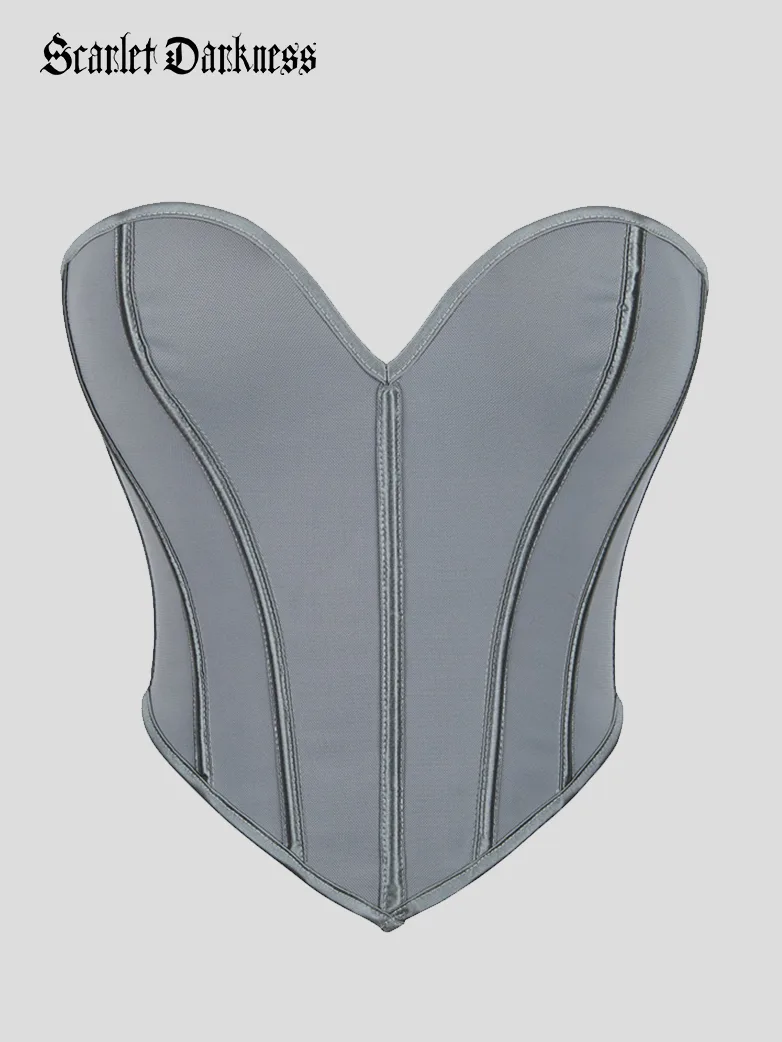 Sweetheart Collar Victorian Corset Top for Parties - Image 12