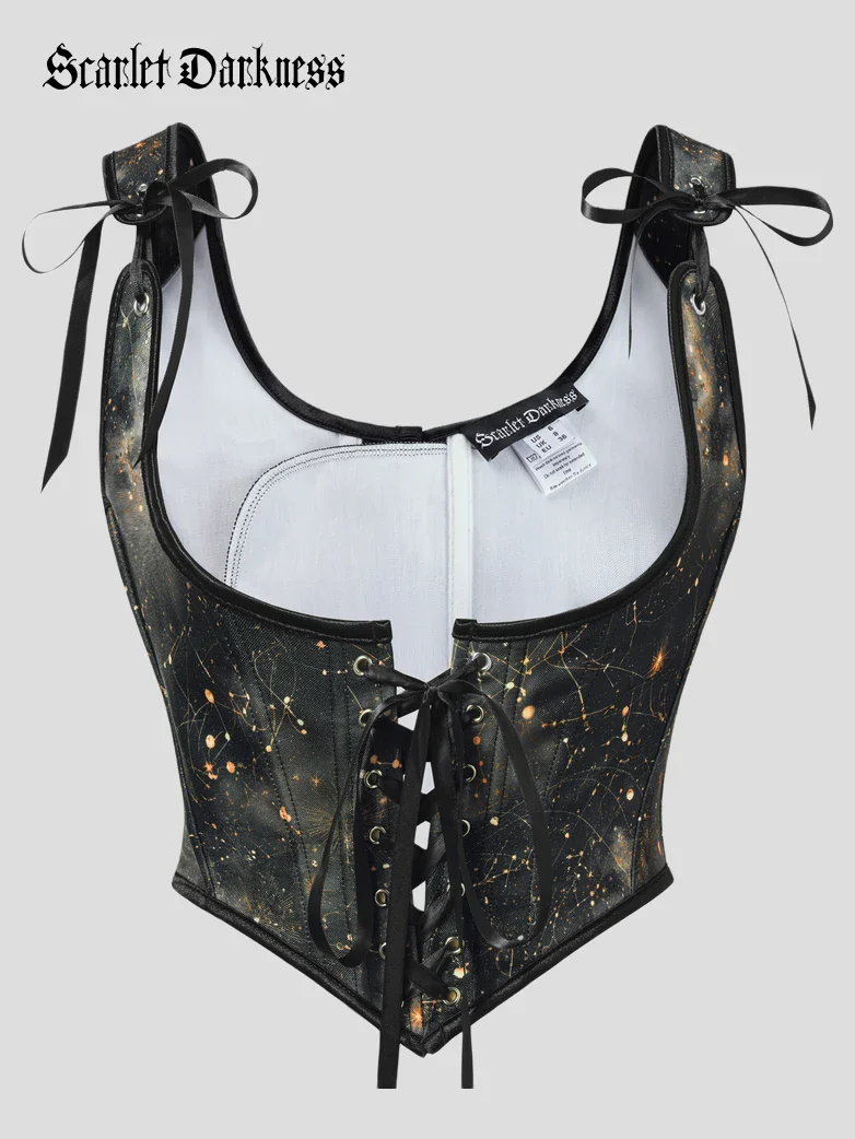 Renaissance Jacquard Under bust Corset for Fairy Cosplay - Image 48