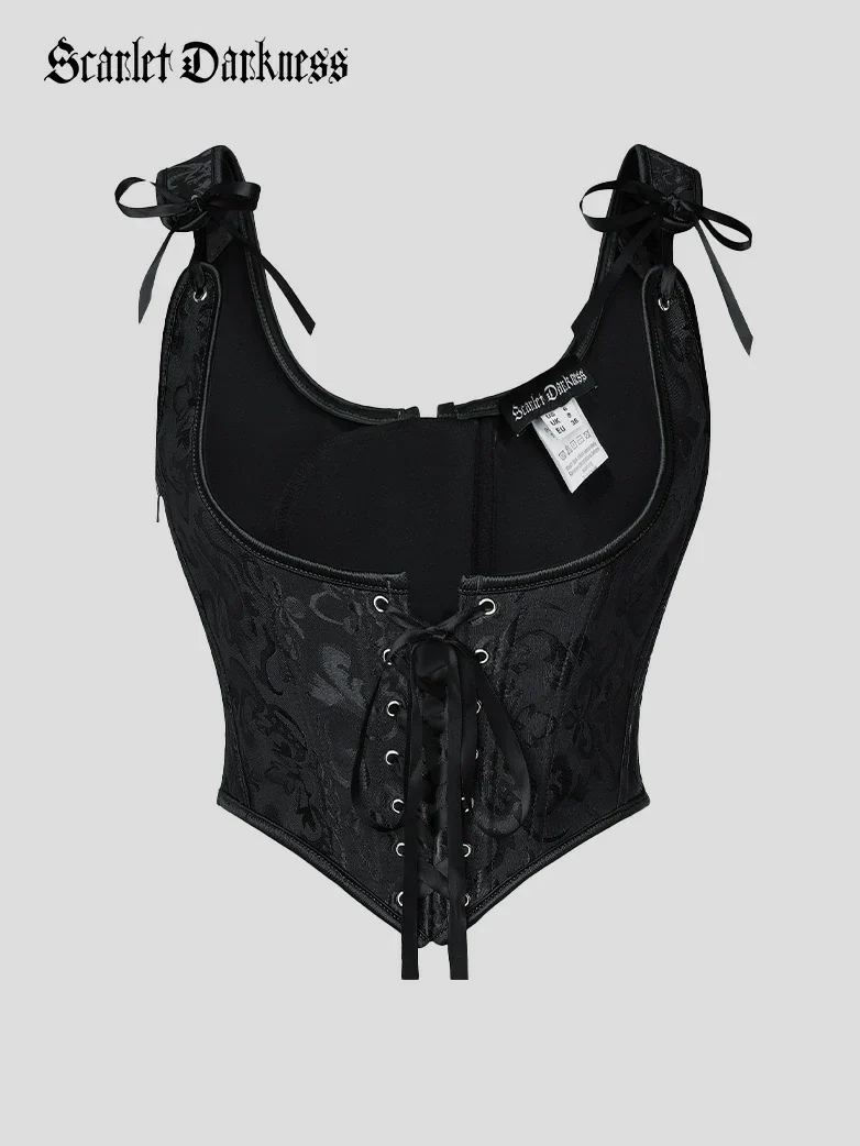 Renaissance Jacquard Under bust Corset for Fairy Cosplay - Image 18