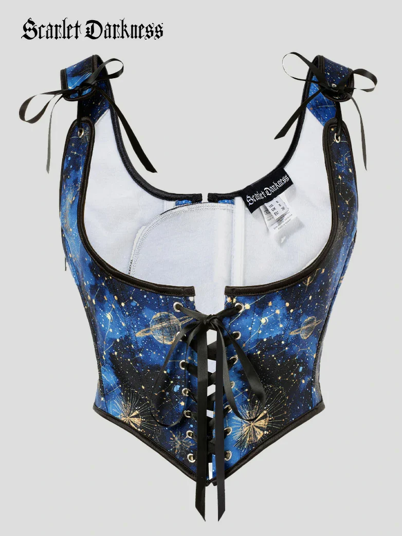 Renaissance Jacquard Under bust Corset for Fairy Cosplay - Image 34