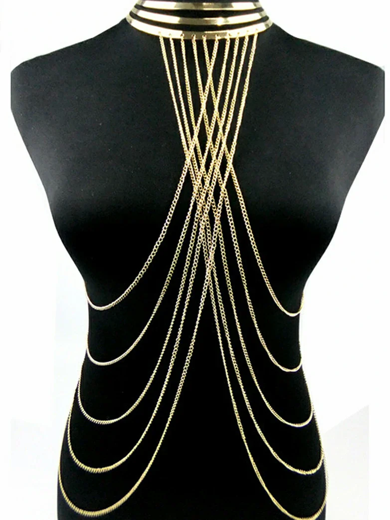 Gothic Metal Body Chain