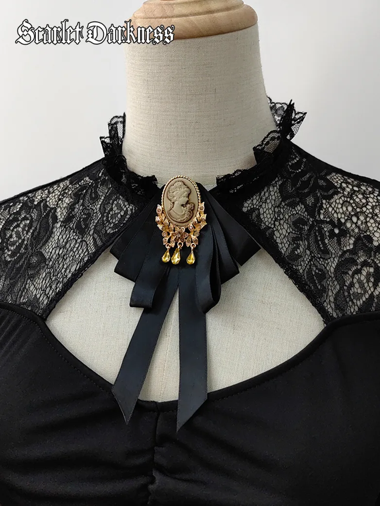 1850s Victorian Brooch Necktie - Image 2