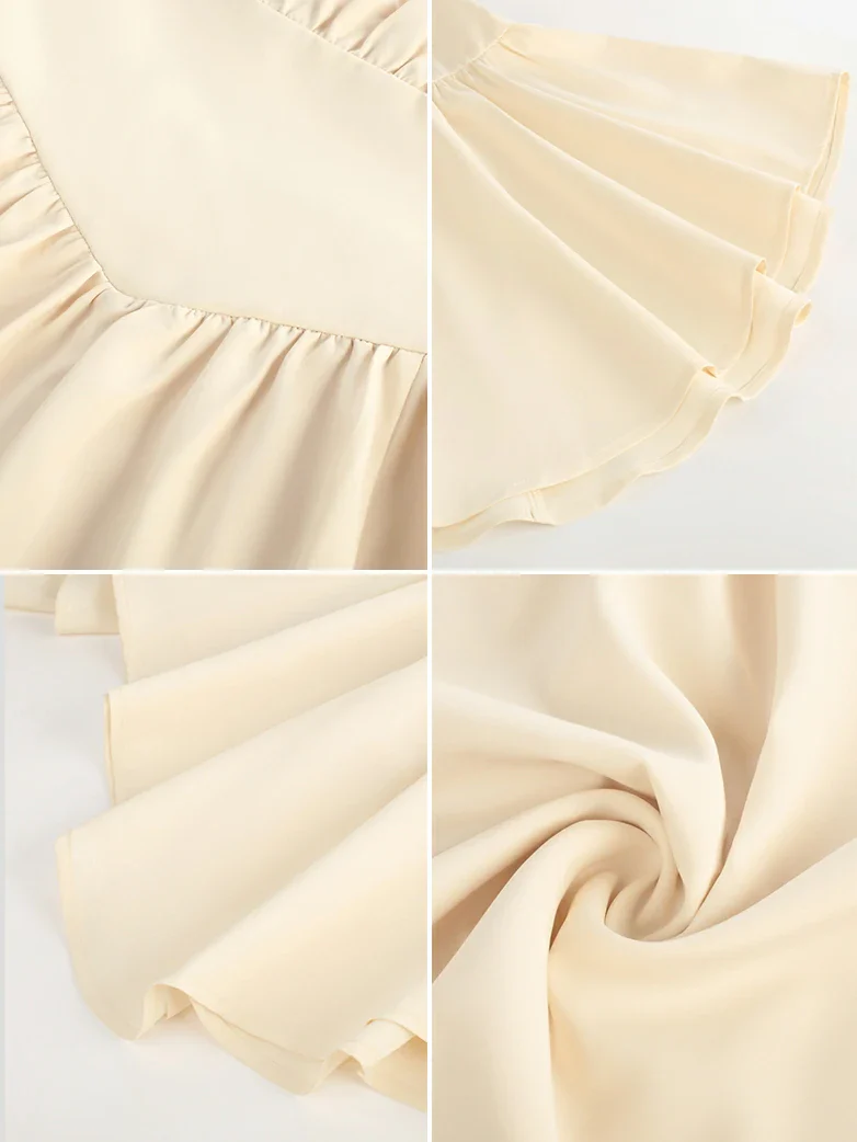 Renaissance Irregular Hem Off Shoulder Pockets Dress - Image 11