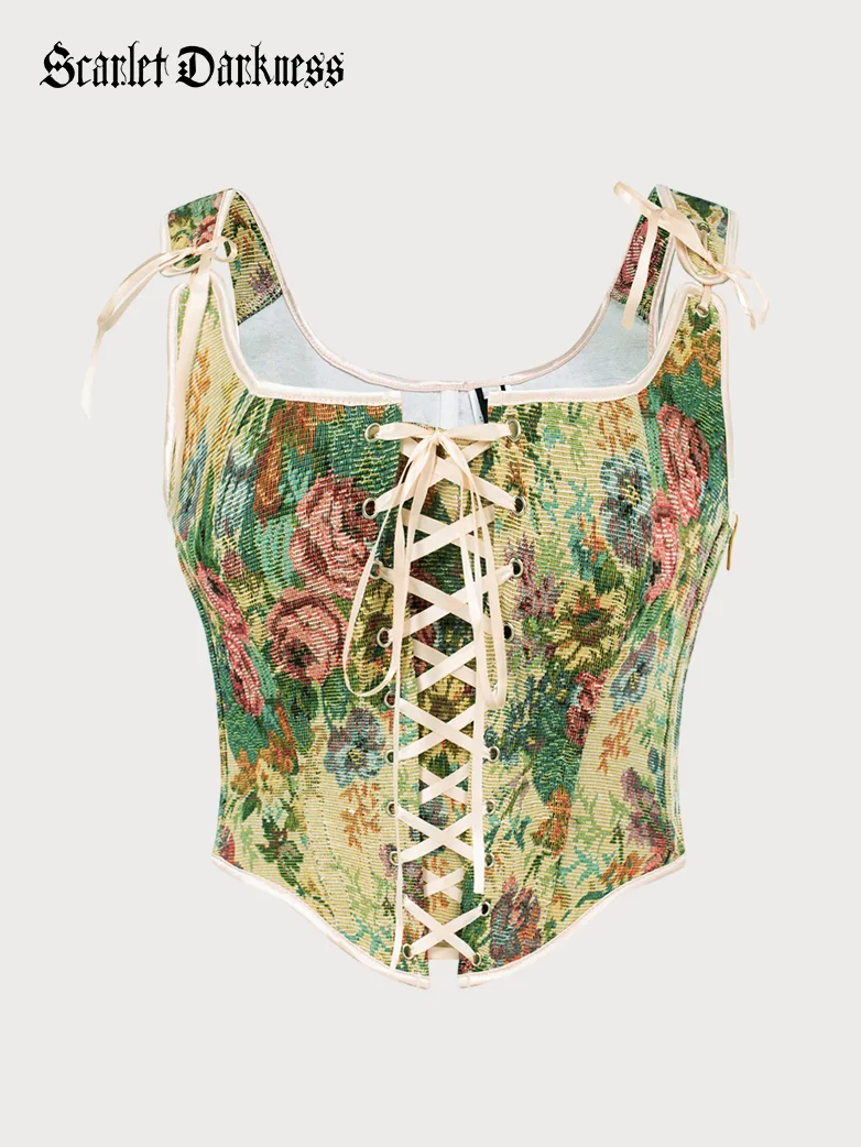 Renaissance Faire Lace up Corset with Zip Adjustable - Image 21