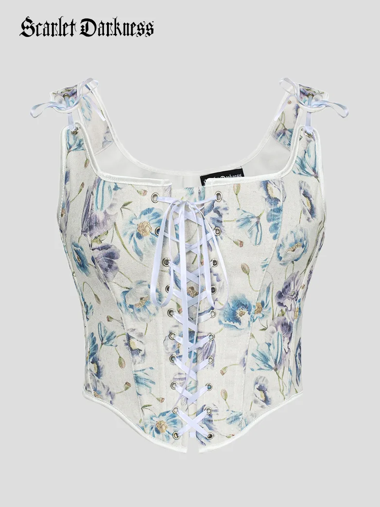 Renaissance Faire Lace up Corset with Zip Adjustable - Image 33