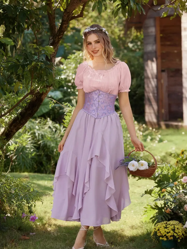 Renaissance Fairy Princess Off Shoulder Cotton Tops