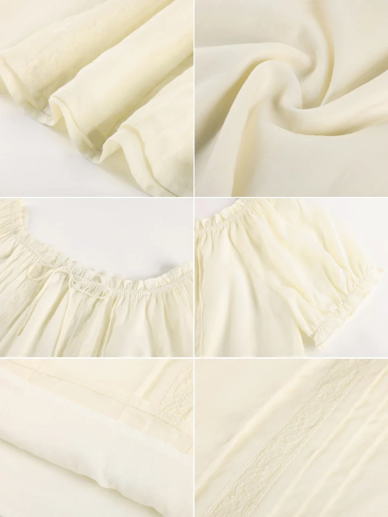 Renaissance Fairy Princess Off Shoulder Cotton Tops - Image 11