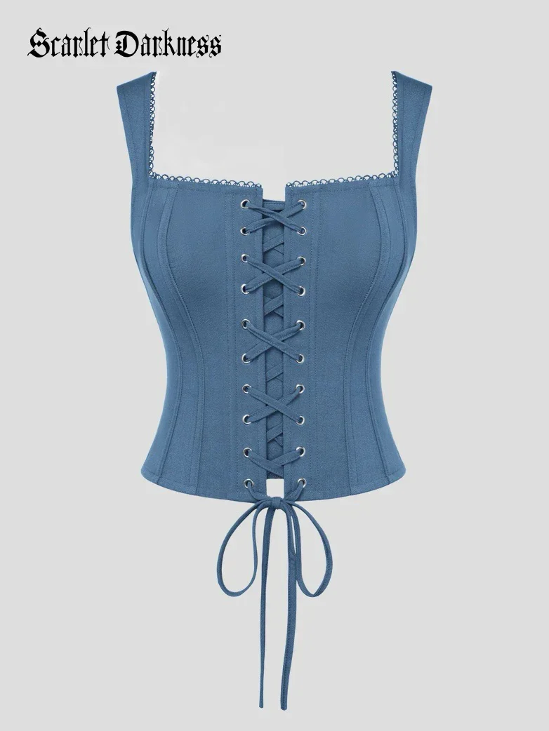 Renaissance Classic Rural Fishbone Corset Top - Image 7