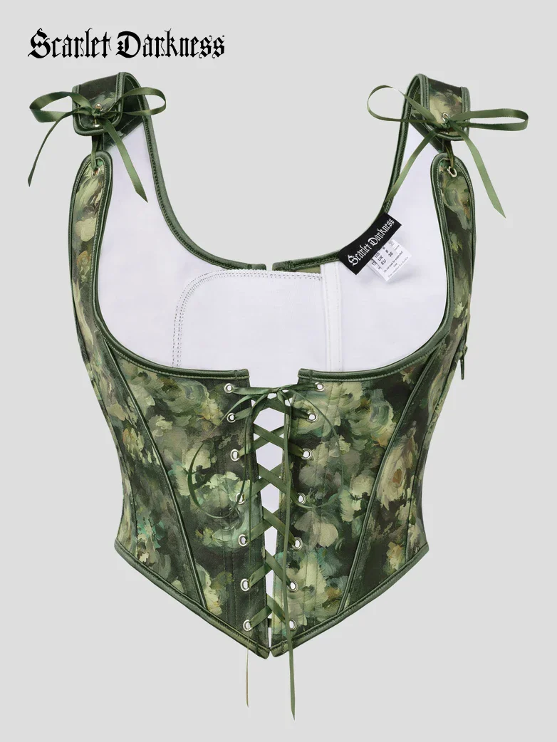 2026 Botanical Rebirth Renaissance Under-bust Corset Top - Image 30