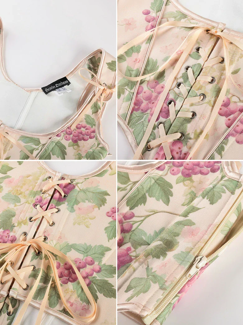 2026 Botanical Rebirth Renaissance Under-bust Corset Top - Image 15