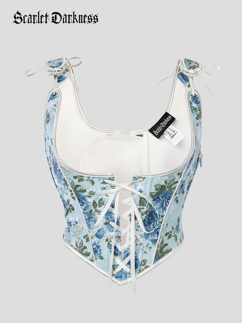 2026 Botanical Rebirth Renaissance Under-bust Corset Top - Image 16