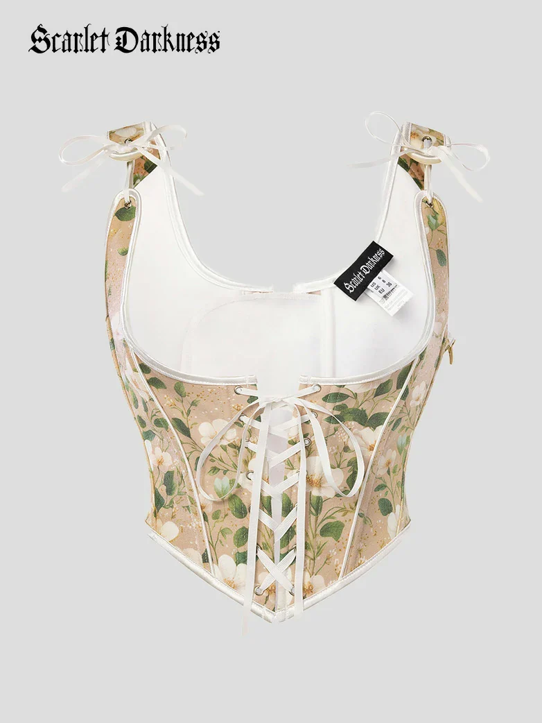 2026 Botanical Rebirth Renaissance Under-bust Corset Top - Image 18