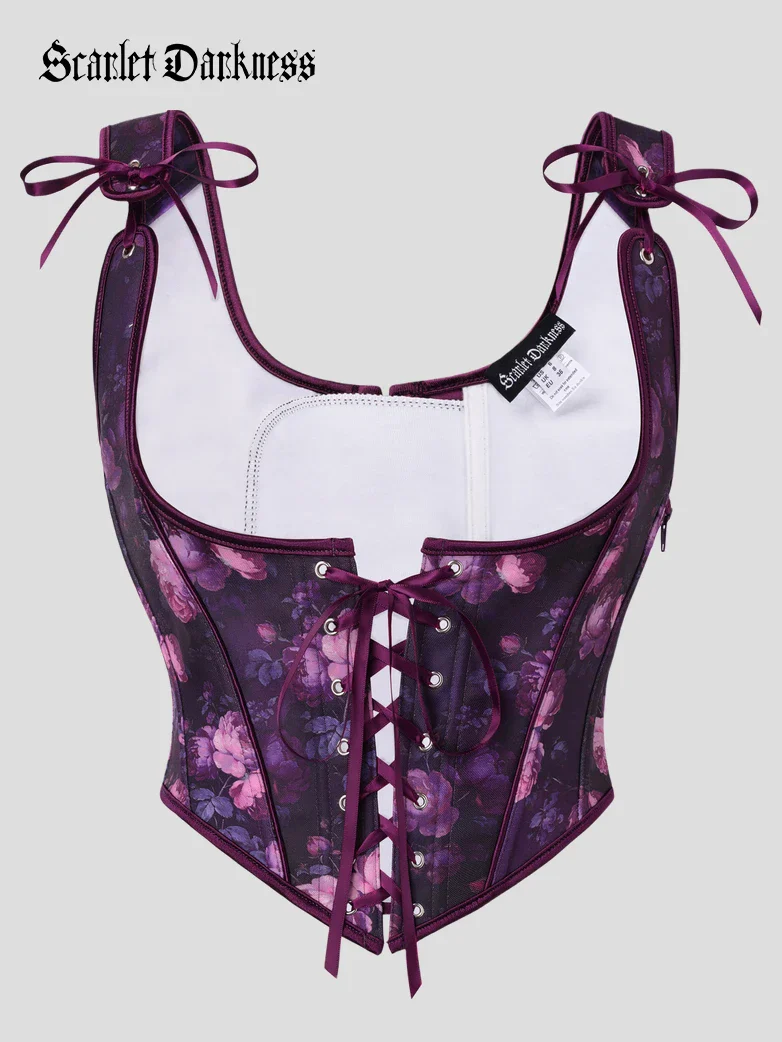 2026 Botanical Rebirth Renaissance Under-bust Corset Top - Image 26