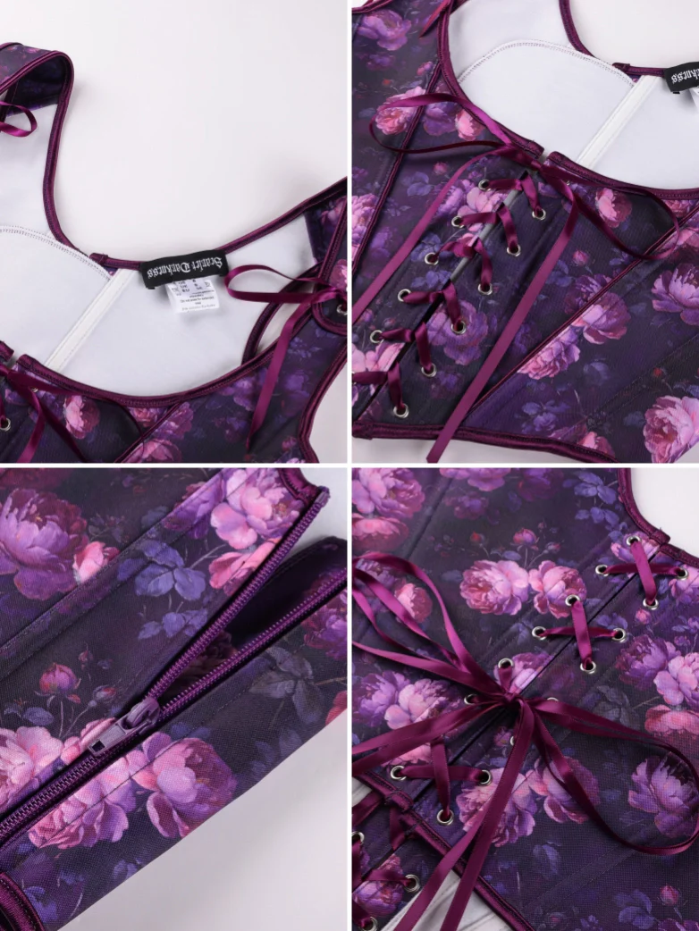 2026 Botanical Rebirth Renaissance Under-bust Corset Top - Image 27