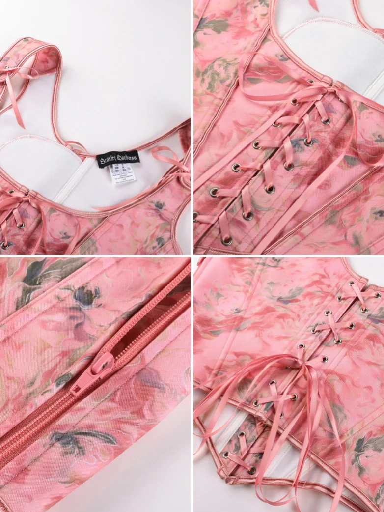 2026 Botanical Rebirth Renaissance Under-bust Corset Top - Image 29