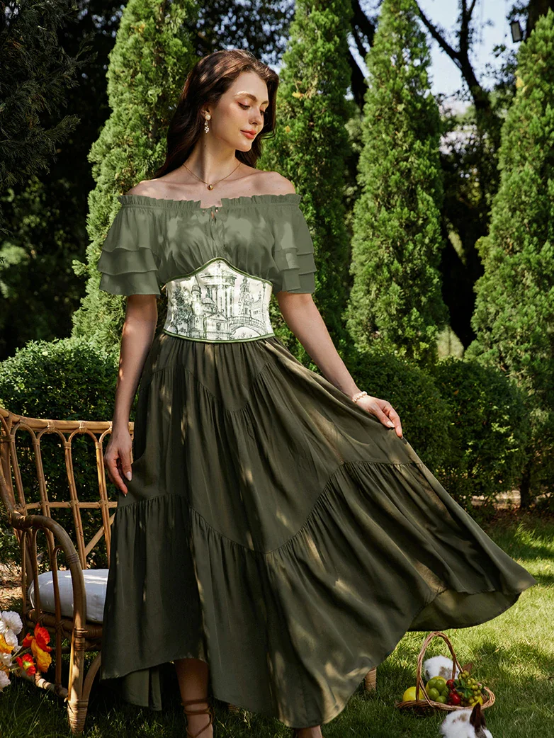 Renaissance Off Shoulder Peasant Pirate Tops - Image 47