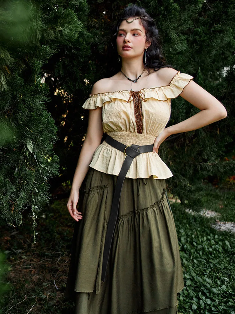 Ren Faire Leather Belt 159*3.5cm O Ring Belt - Image 14