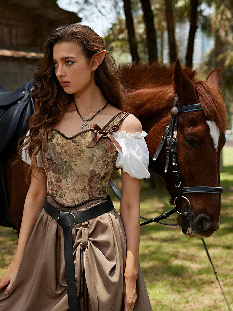 Ren Faire Leather Belt 159*3.5cm O Ring Belt - Image 18