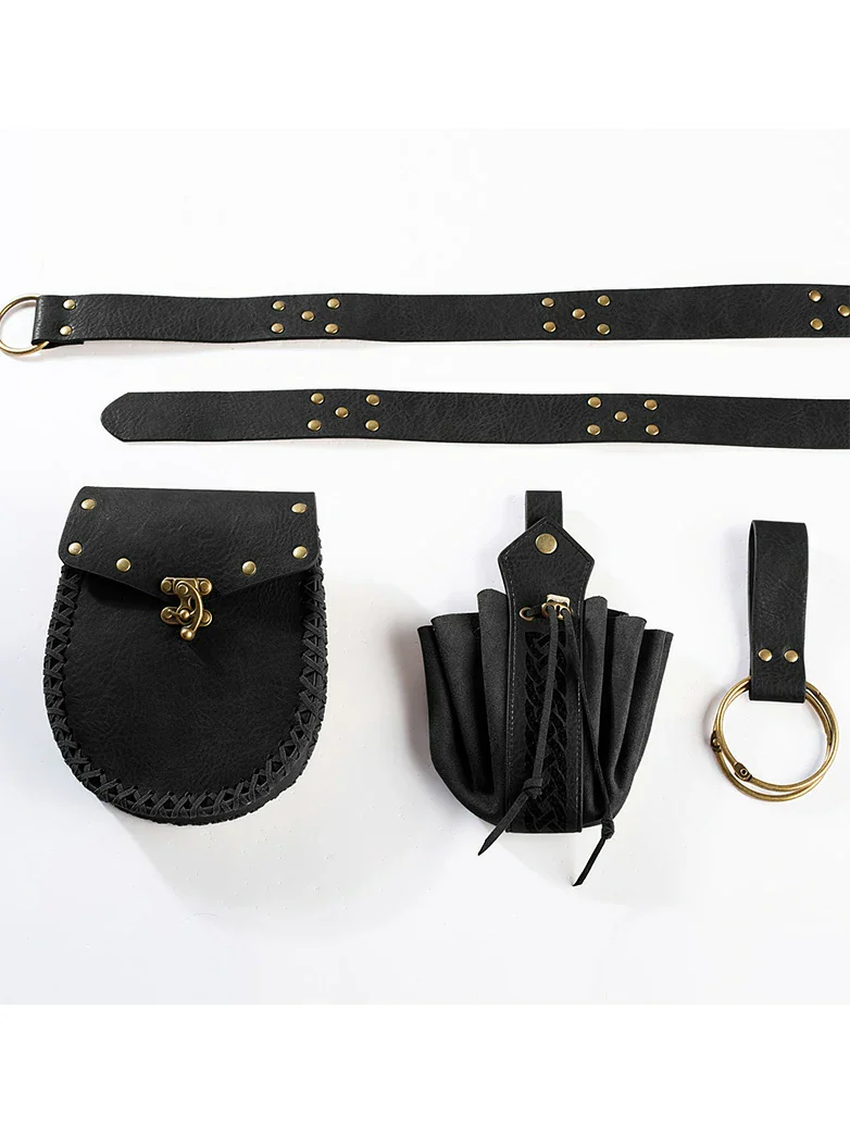 4 in 1 Renaissance Waist Belt with Bag - Image 18