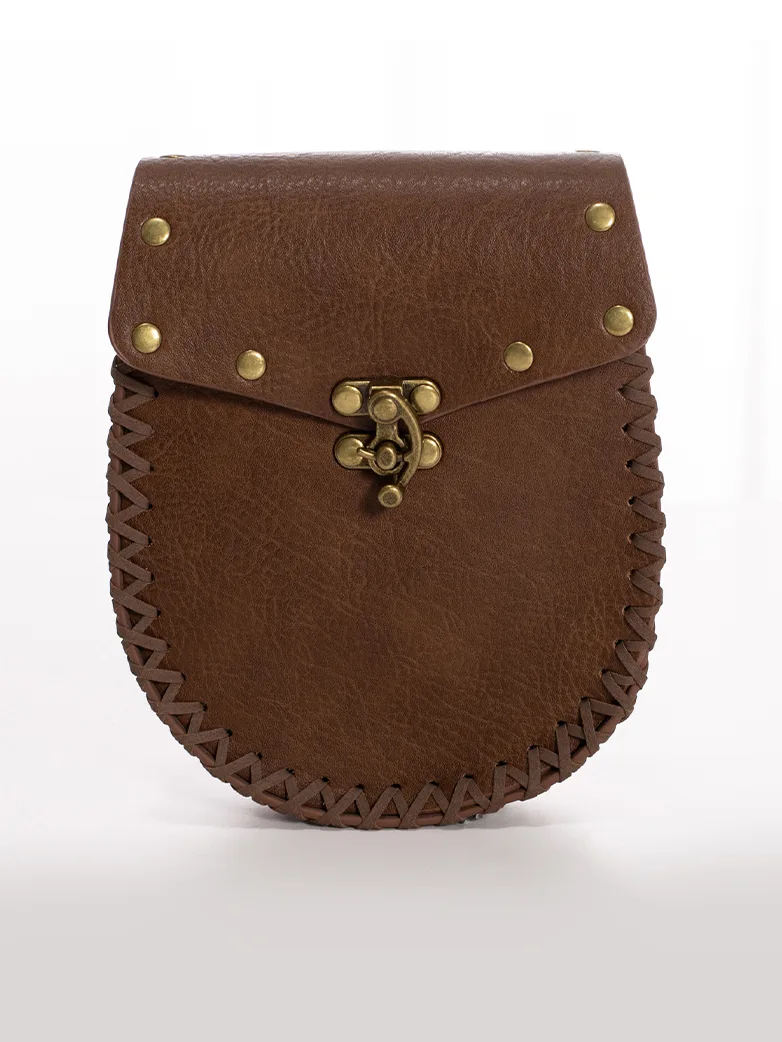 Renaissance Leather Waist Belt with Bag - Image 12