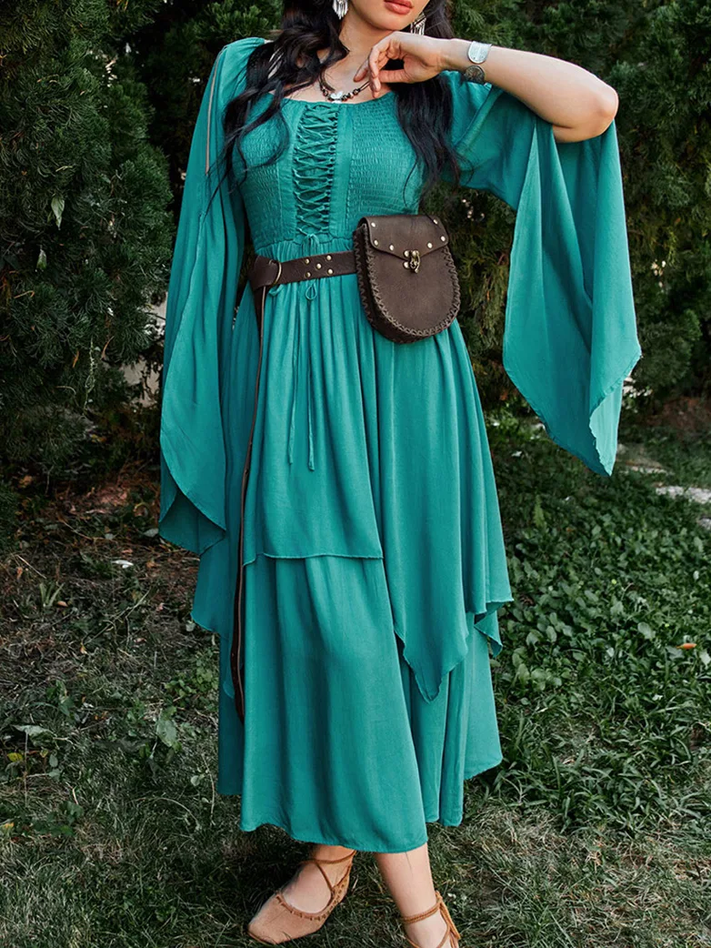 Renaissance Leather Waist Belt with Bag - Image 17